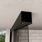 3-Rail Glazen Schuifwand tot 305 cm