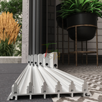 6-Rail Glazen Schuifwand tot 605 cm