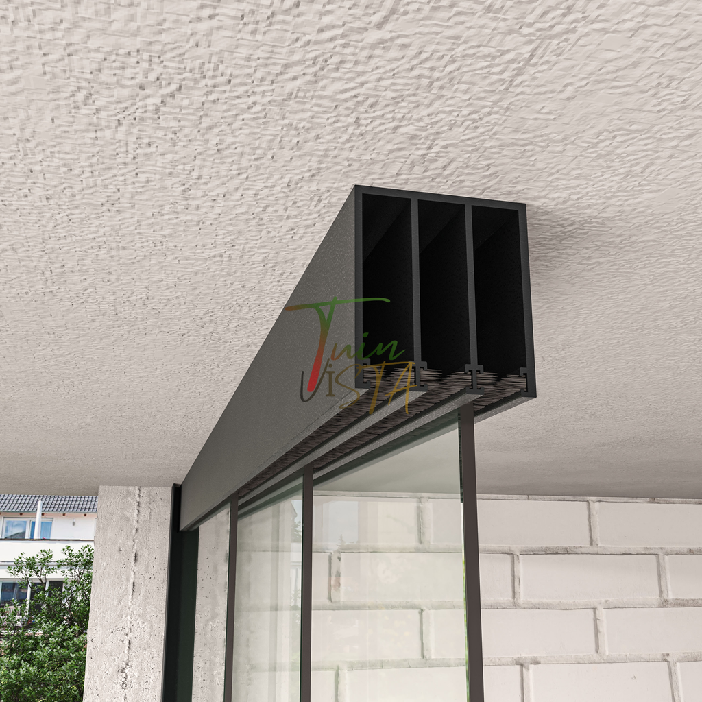 3-Rail Glazen Schuifwand tot 305 cm