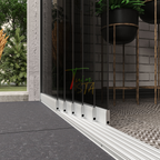 6-Rail Glazen Schuifwand tot 605 cm
