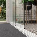 5-Rail Glazen Schuifwand tot 505 cm