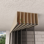 6-Rail Glazen Schuifwand tot 605 cm