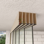 5-Rail Glazen Schuifwand tot 505 cm