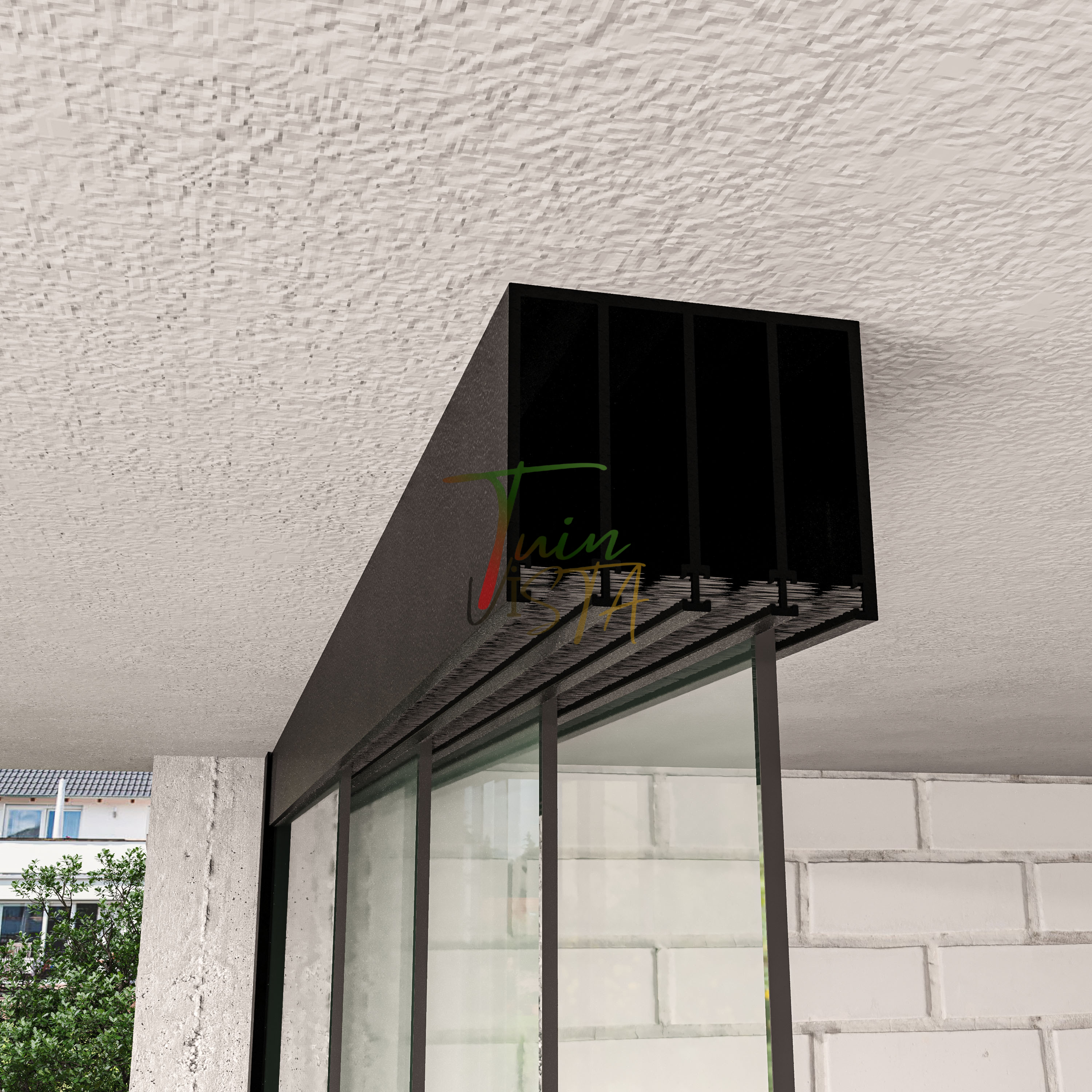 4-Rail Glazen Schuifwand tot 405 cm