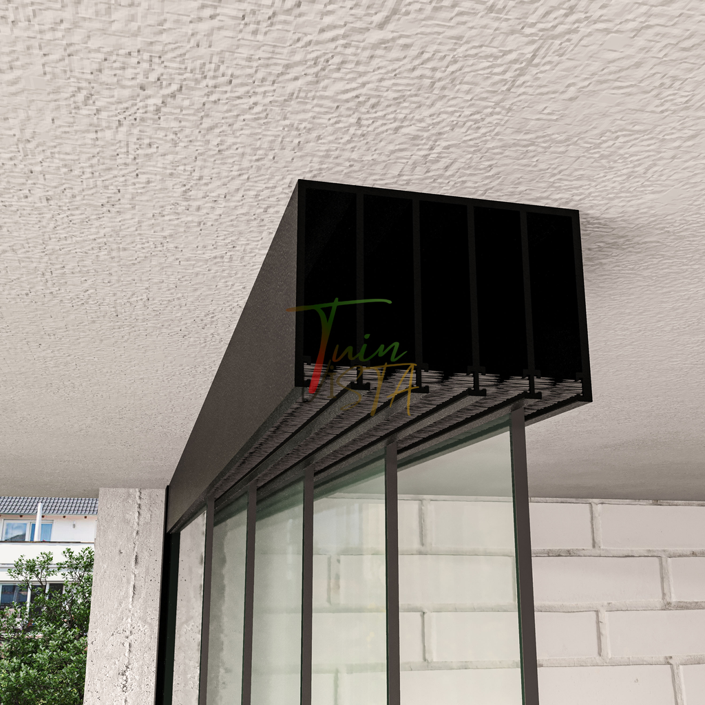 5-Rail Glazen Schuifwand tot 505 cm