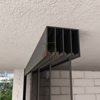 4-Rail Glazen Schuifwand tot 405 cm